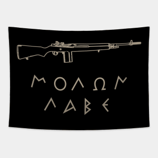 M14 Molon Labe Tapestry