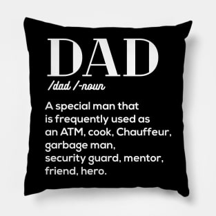 Dad Definition father day gift Pillow