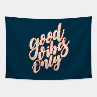 Good Vibes Only Fun Valentine's Day Quote Tapestry