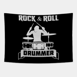 Rock And Roll Drummer Tapestry