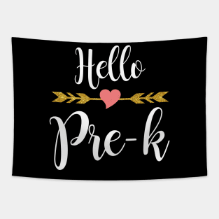 Hello Pre-k Grade Back To School Tapestry