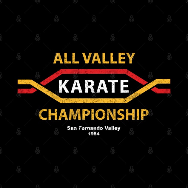 All Valley Karate Championship 1984 - vintage logo by BodinStreet