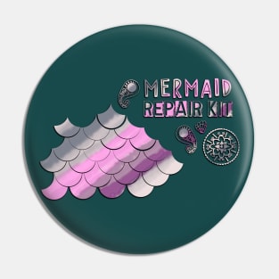 Mermaid Repair Kit - Fishscale and Paisley Swimwear Mersona Gear Pin