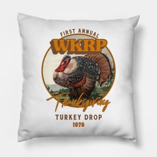 WKRP Turkey Pillow