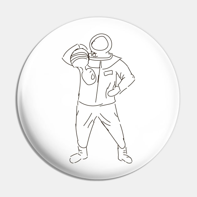 astronaut Pin by Messer