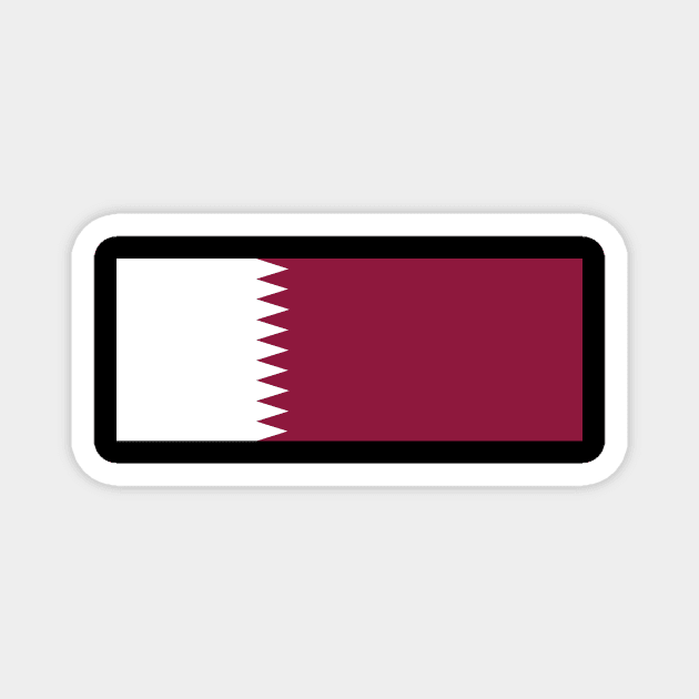 Qatar Magnet by Wickedcartoons