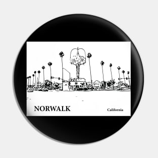 Norwalk California Pin