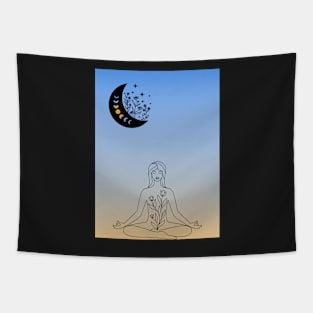 Meditating with the Moon Energy Tapestry