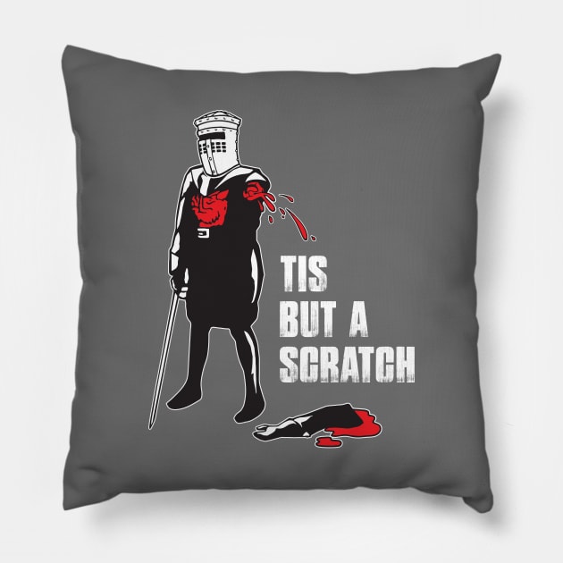 Tis But A Scratch - The Holy Grail Pillow by Chewbaccadoll