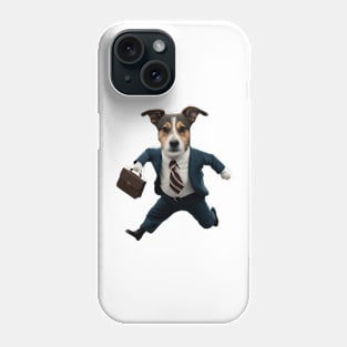 Corporate Canine: The Hustling Hound Phone Case