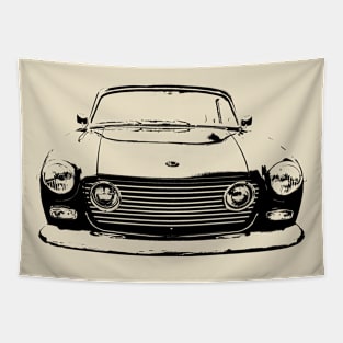 Bristol 410 1960s classic British sport saloon car monoblock black Tapestry