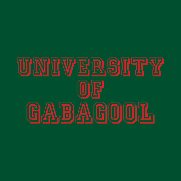 University of Gabagool by Yesterday Collection