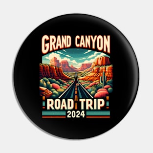 Family Trip Summer Vacation 2024 Grand Canyon Road Trip Pin