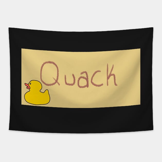 Quack Tapestry by mollykay26