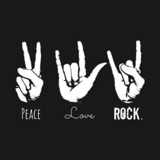 Peace Love Rock T-Shirt