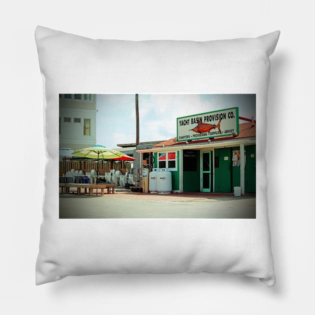 Yacht Basin Provision Co. Pillow by Cynthia48