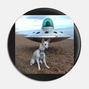 Space Dog #10 Pin