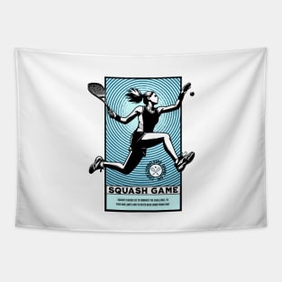 Squash player Tapestry
