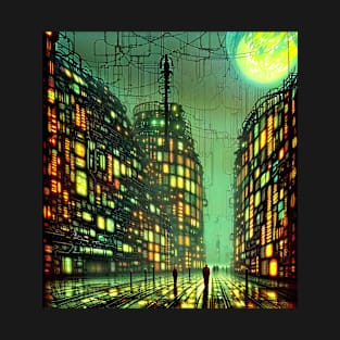 Abstract Cityscape T-Shirt