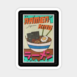 Ramen King Vintage (Black) Magnet