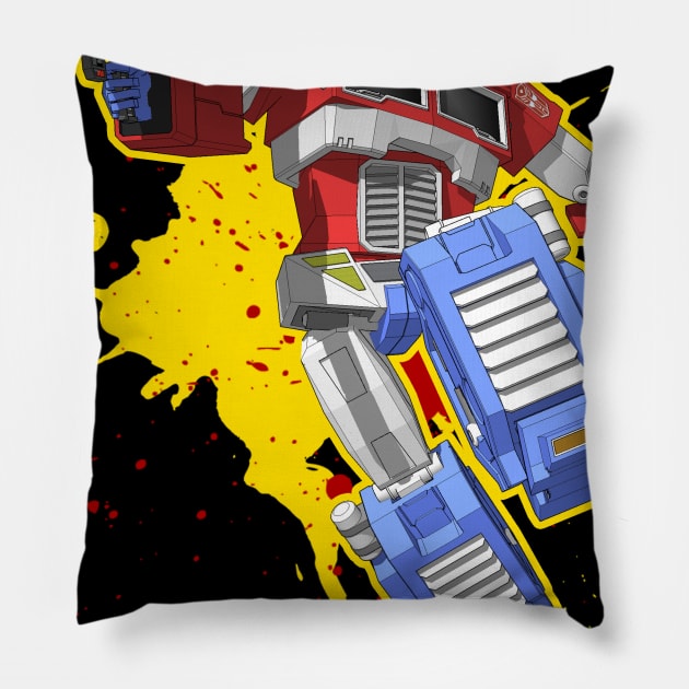 Optimus Prime Pillow by gblackid