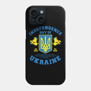 Independence Day Of Ukraine peace sign Ukraine Coat of Arms tryzub T-Shirt Phone Case