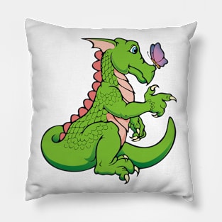 Vincent, the Friendly Dragon Pillow