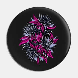 Hidden Creatures - Dark Purple Pin