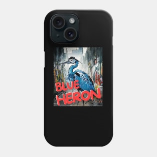 Blue-heron Phone Case