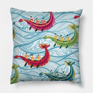 Dragon Festival - Boat race Pillow