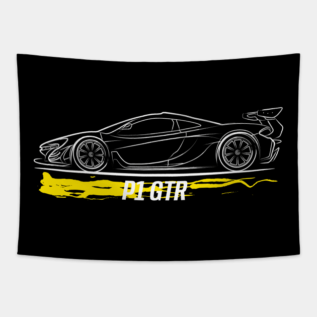 Racing P1 Tapestry by turboosted