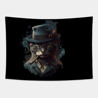 Kitty Blinders Tapestry