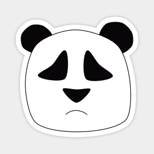 Sad Panda Magnet