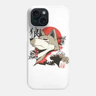 Japanese style wolf Phone Case