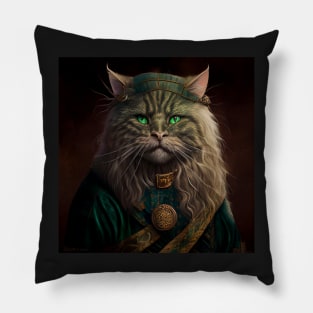 Celtic Cheiftan Cat Pillow