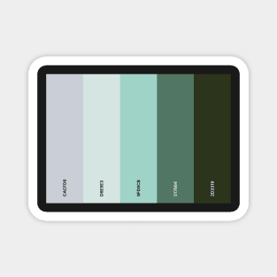 Ocean palette Magnet