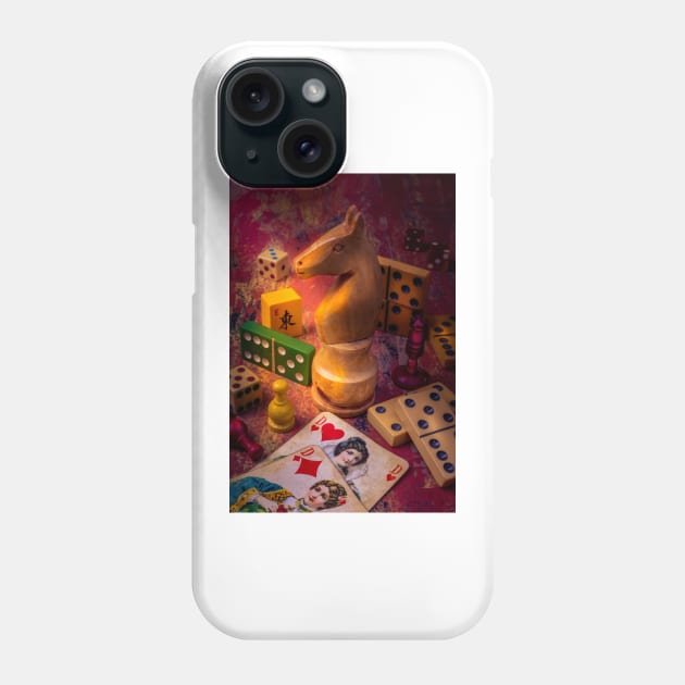 Game Night Still Life Phone Case by photogarry