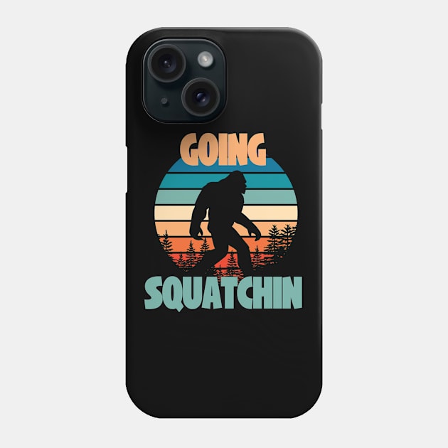 Bigfoot - Bigfoot Going Squatchin Phone Case by Kudostees