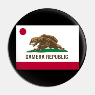 GAMERA REPUBLIC FLAG Pin