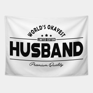 Husband - World's okayest husband Tapestry