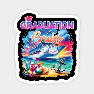 Graduation Cruise 2024 Summer vacation Gift For Men Women Magnet