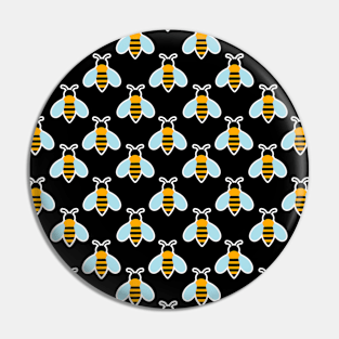 Vintage Bees Pattern Pin