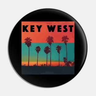 Key West (With Black Lettering) Pin