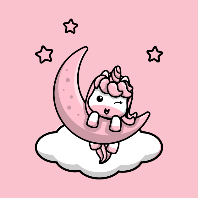 Cute Baby Unicorn by Little Designer