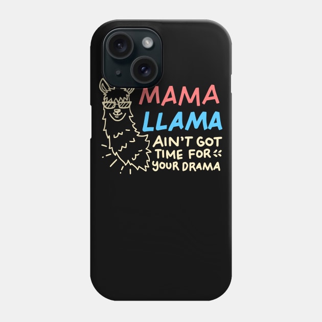 Mama LLama Phone Case by nordishland