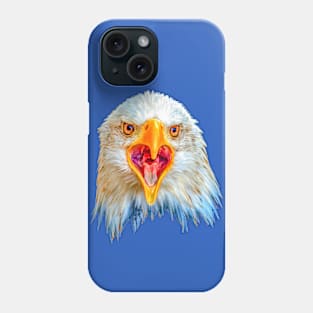 Bald eagle Scream Phone Case