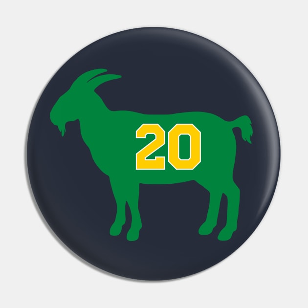 Gary Payton Seattle Goat Qiangy Pin by qiangdade