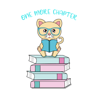 One more chapter, cute cat reading T-Shirt