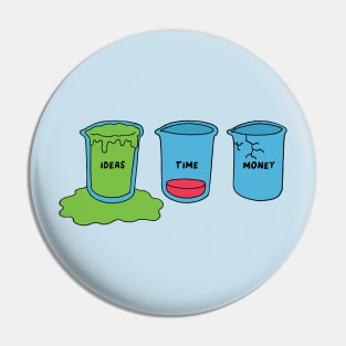 Ideas Time & Money Pin