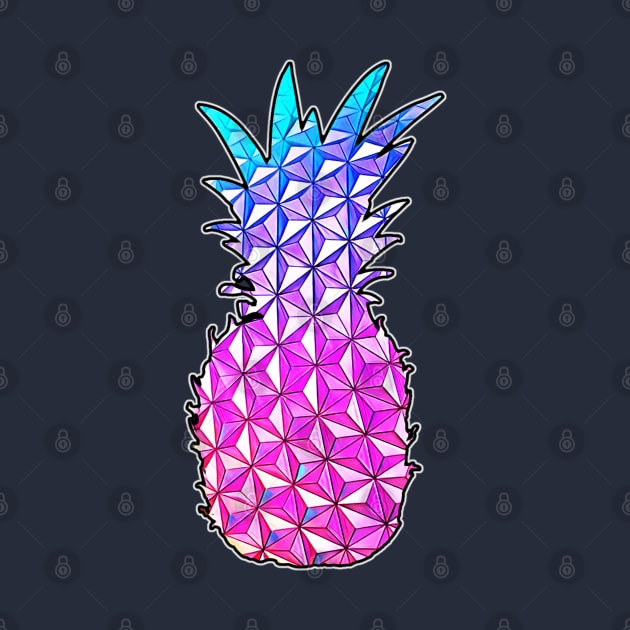 Pineapple Spaceship Earth by MPopsMSocks